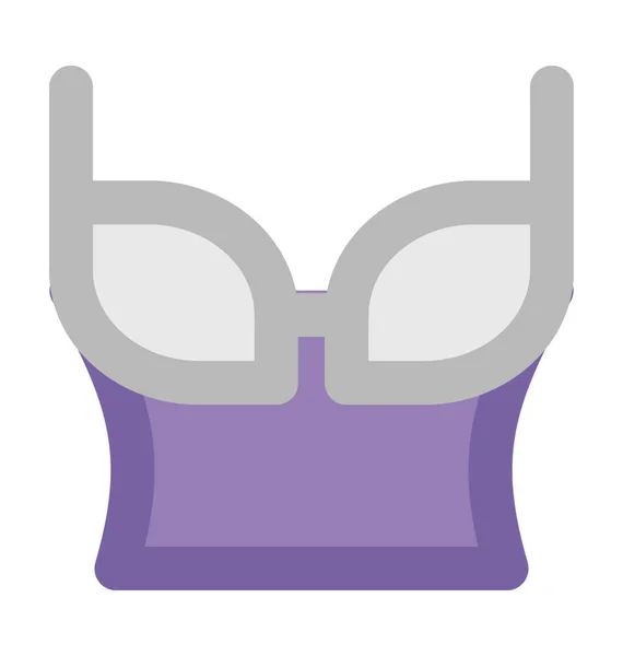 Lingerie Bold Vector Icon — Stock Vector