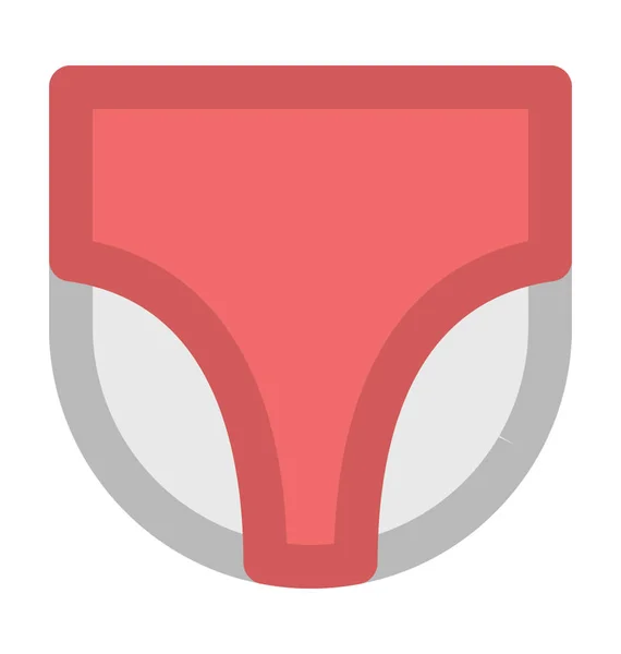 Underwear Bold Vector Icon — Stock Vector