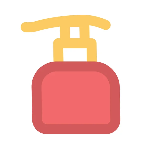Sabun Dispenseri Kalın Vektör Simgesi — Stok Vektör