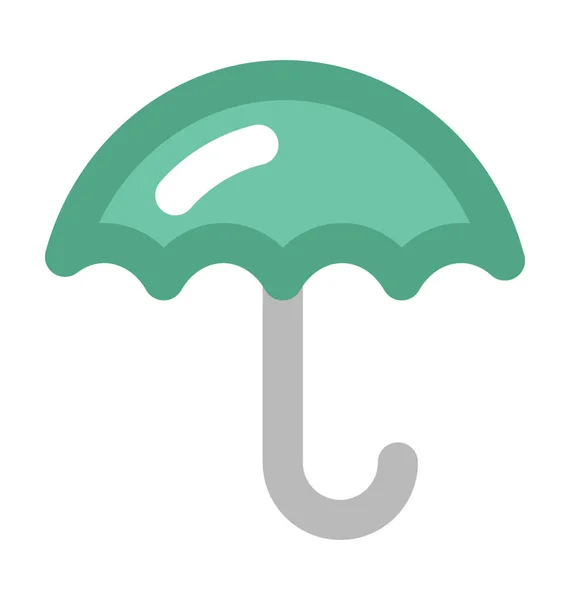 Umbrella Bold Vector Icon — Stock Vector