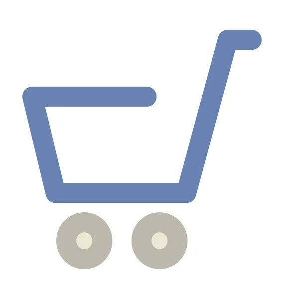 Shopping Cart Vet Vector Icon — Stockvector