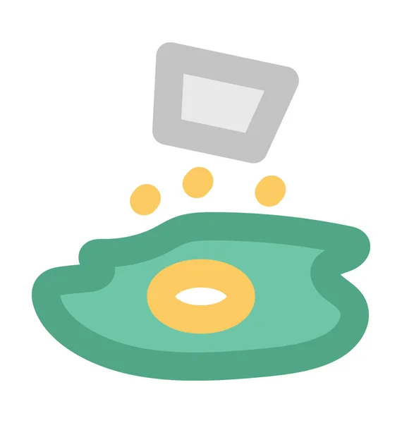 Εικονίδιο Τολμηρή Vector Αυγό Τηγανητό — Διανυσματικό Αρχείο