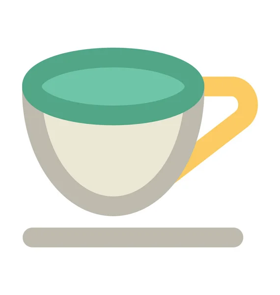 Çay Kalın Vektör Simgesi — Stok Vektör