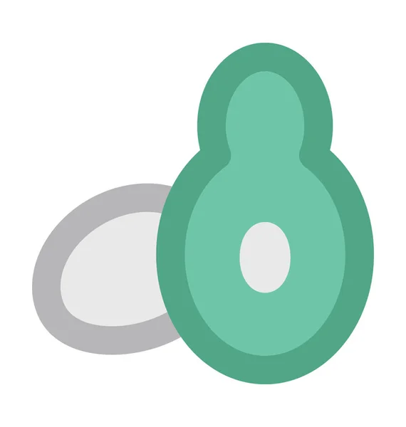 Papaya Vet Vector Icon — Stockvector