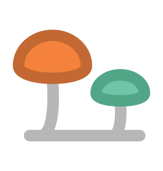 蘑菇粗体矢量图标 — 图库矢量图片