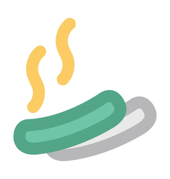 Bratwursts Bold Vector Icon — Stock Vector