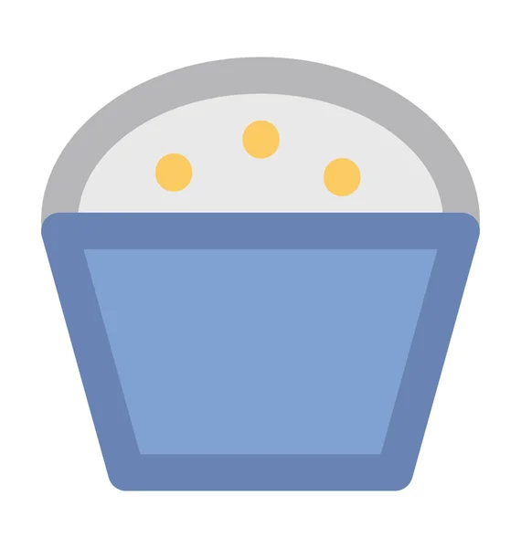 Muffin Audaz Vector Icono — Archivo Imágenes Vectoriales