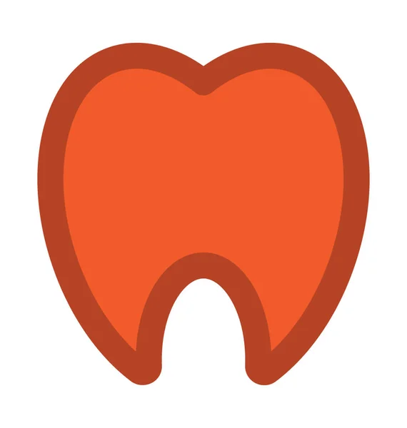 Tooth Bold Vector Icon — Stock Vector