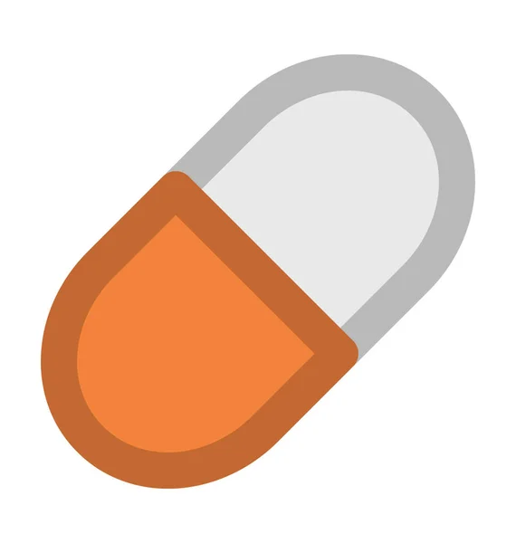 Capsule Bold Vector Icon — Stock Vector