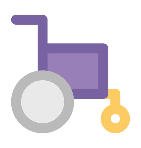 Wheelchair Bold Vector Icon — Stock Vector