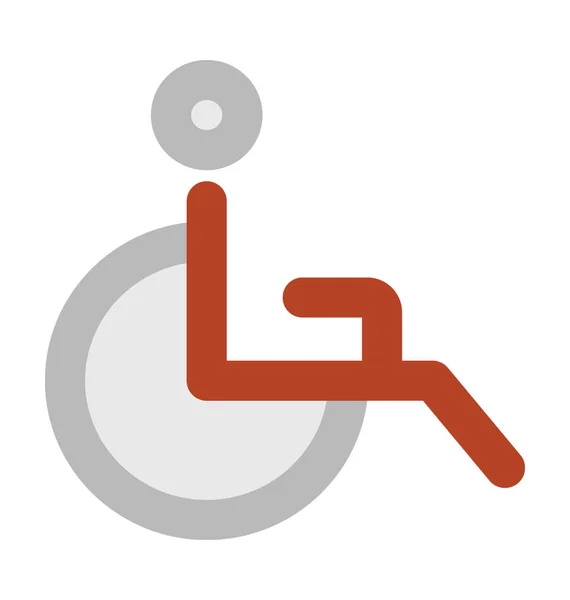 Disabled Parking Bold Vector Icon — Stock Vector