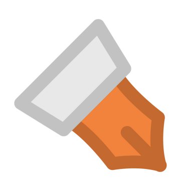 Kalem kalın vektör simgesi