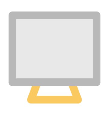 LCD kalın vektör simgesi