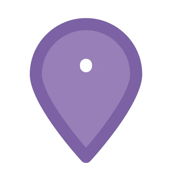 Mapa Pin Bold Vector Icono — Archivo Imágenes Vectoriales