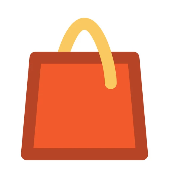 Tote Bag Bold Vector Ícone — Vetor de Stock