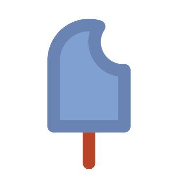 Buz Pop kalın vektör simgesi