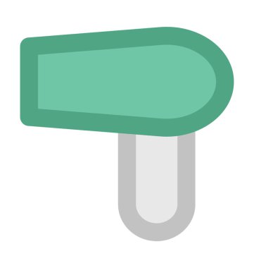 Fön kalın vektör simgesi