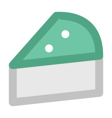 peynir kalın vektör simgesi