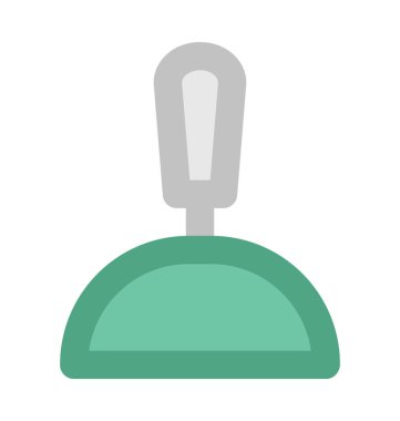 Tabağı kalın vektör simgesi hizmet