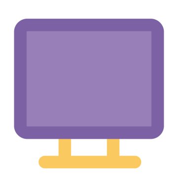 LCD kalın vektör simgesi