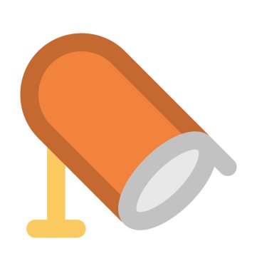 CCTV kamera kalın vektör simgesi