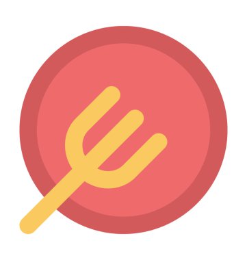 çatal kalın vektör simgesi