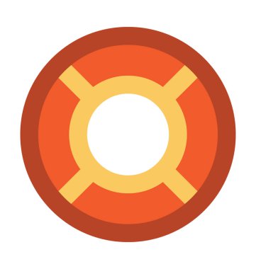 Yeleğini kalın vektör simgesi