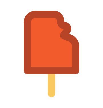 Buz Pop kalın vektör simgesi