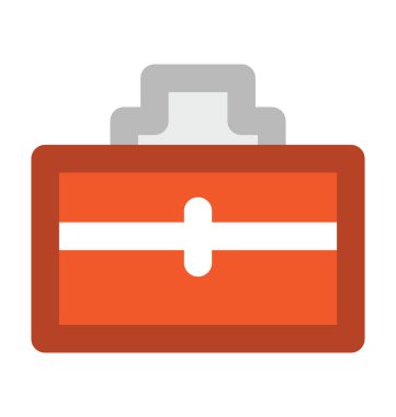 Evrak Çantası'nı kalın vektör simgesi