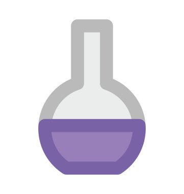 Test tüpü kalın vektör simgesi