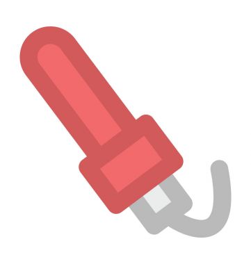 Jack kablo kalın vektör simgesi