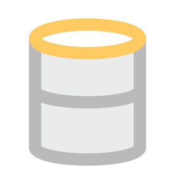 Varil kalın vektör simgesi