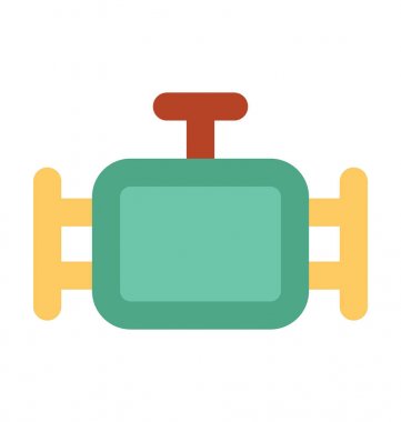 Musluk kalın vektör simgesi