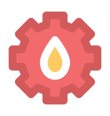 Karikatür kalın vektör simgesi