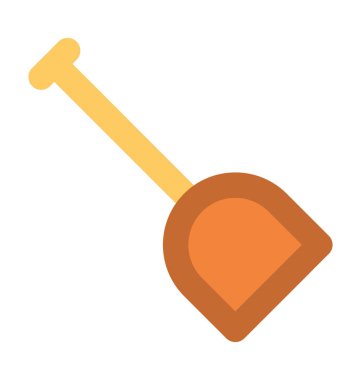 Kalın vektör simge kürek