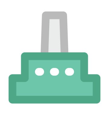 Sanayi kalın vektör simgesi