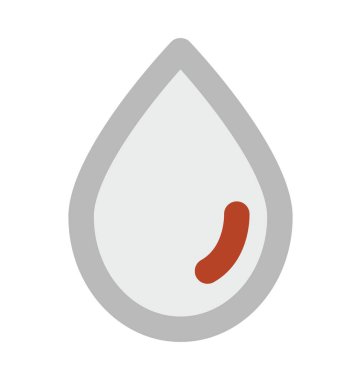 Kalın vektör simge damla