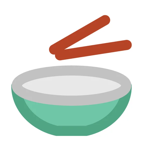 Icône Vectorielle Audacieuse Nourriture Chinoise — Image vectorielle
