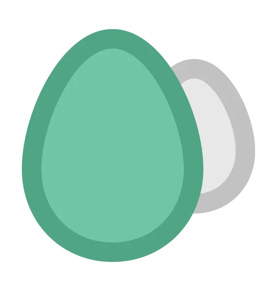 Huevos Negrita Vector Icono — Vector de stock