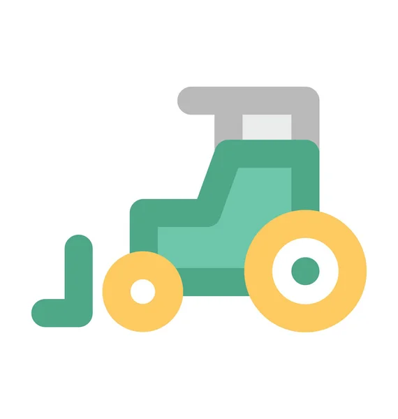 Forklift Truck Bold Vector Icon — Stock Vector