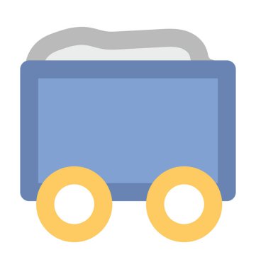 arabası kalın vektör simgesi