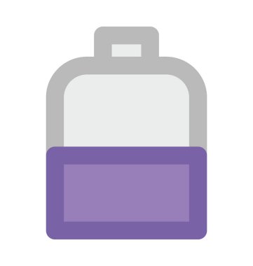 Pil güç kalın vektör simgesi