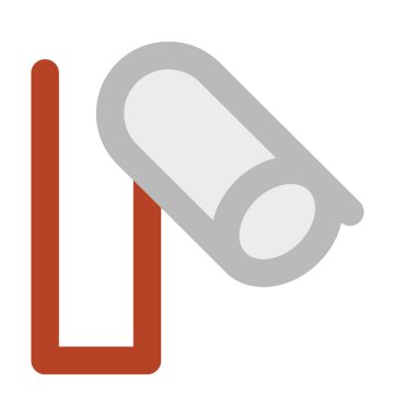 Gözetim kalın vektör simgesi