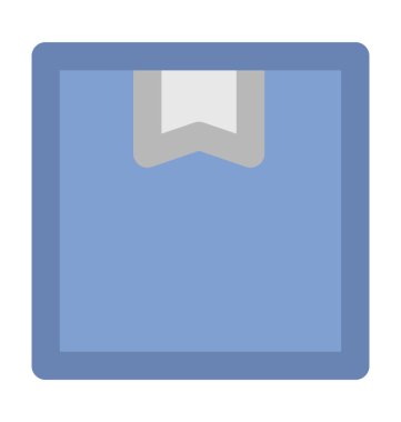 Dağıtım paket kalın vektör simgesi