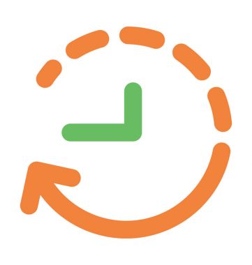 Gece gündüz kalın vektör simgesi