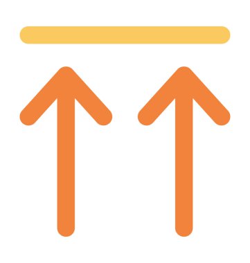 Bu şekilde kalın vektör simgesi