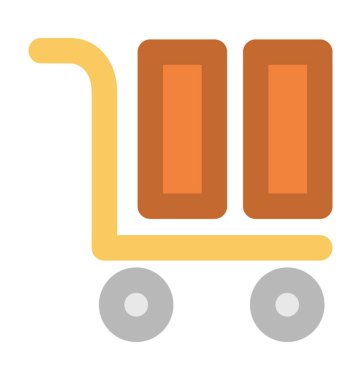 El kamyon kalın vektör simgesi