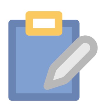 Yazma kalın vektör simgesi