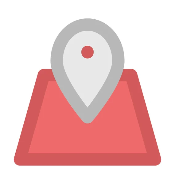 Mapa Gps Vector Audaz Icono — Vector de stock