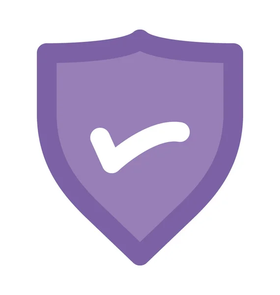 Aprobado Shield Bold Vector Icon — Archivo Imágenes Vectoriales